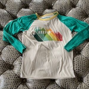 Rowdy Sprout Girls Baseball TShirt Sz. 10. EUC!